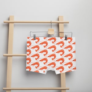 Shrimp Lover&#39;s Delight All Over Print Boxer Briefs - Dive into Seafood Style