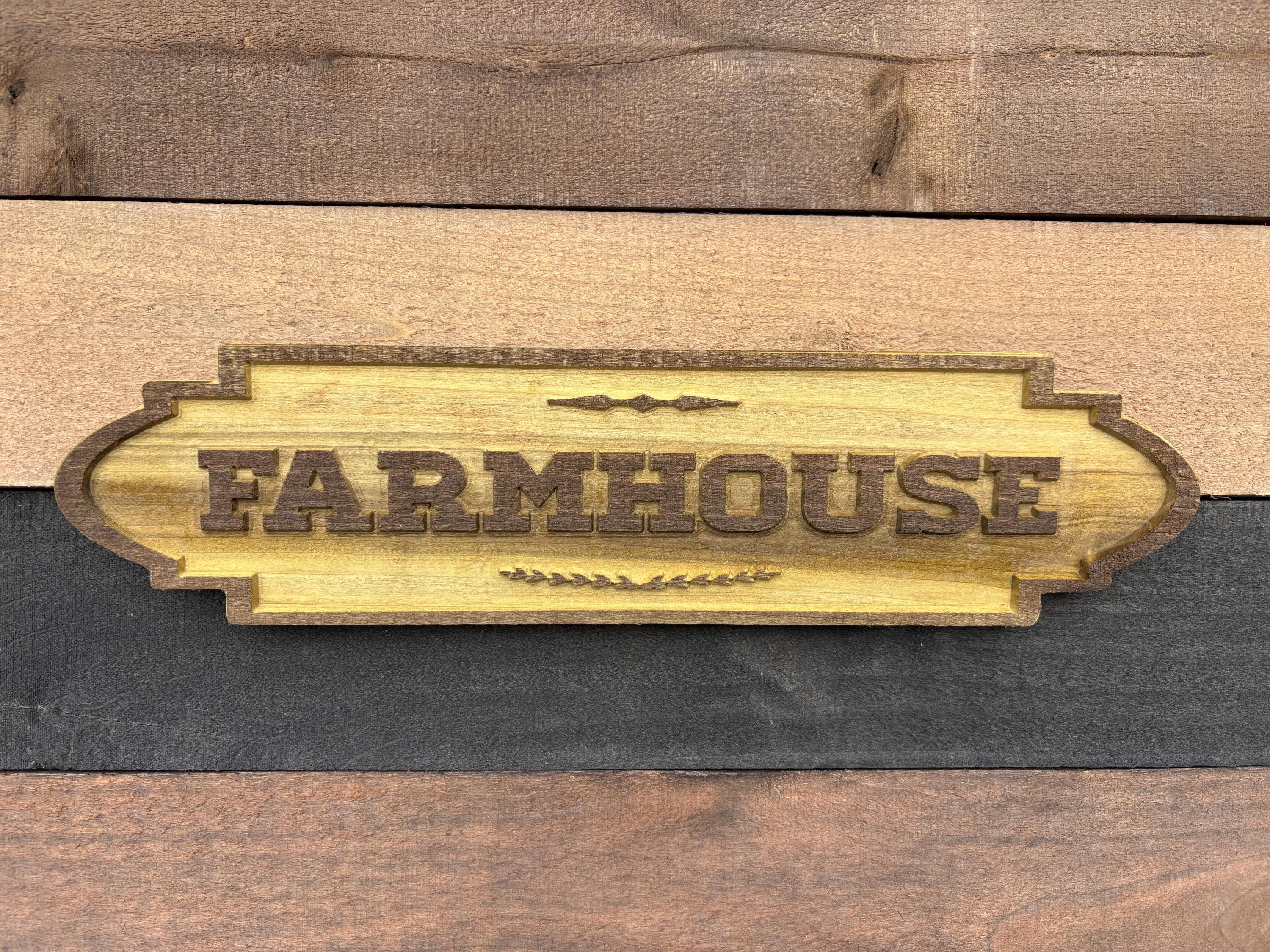 Building Sign Rustic Rustic Wall Decor, Wooden Farmhouse Sign - Etsy