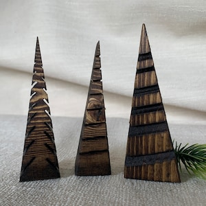 Wooden Trees, Bandsaw Trees, Wood Christmas Trees, Rustic Holiday Decor, One of a Kind Christmas Gift!