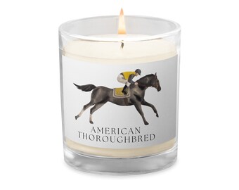 Horse Lover Candle, Equestrian, OTTB Candle, Racehorse Candle, Equestrian Decor, Horse Lover Candle, Horse Lover Gift, Equestrian Candle