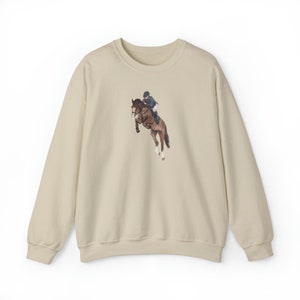 Equestrian Sweatshirt, Hunter Jumper Sweatshirt, Equestrian Shirt, Horse Shirt, Equestrian Gifts, Show Jumping, Horse Lover Shirt