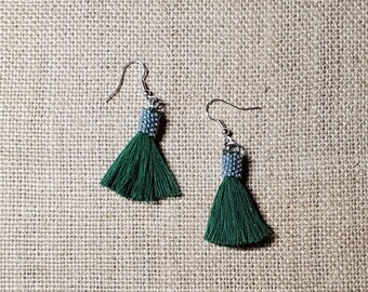 Beaded Tassel Earring