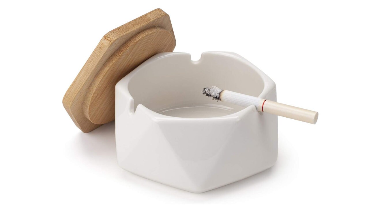 J JHOUSELIFESTYLE Ashtray for Weed - Outdoor Ashtray with Lid, Ash Tra –  Advanced Mixology
