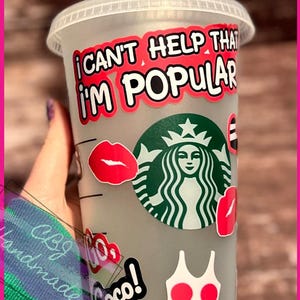 Mean Girls Cold Cup Tumbler - Reusable Tumbler - SB Cold Cup Tumbler