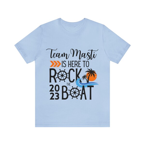 Custom Team Group Cruise Vacation Cotton Shirt