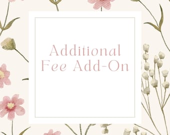 Additional Fee Add-On