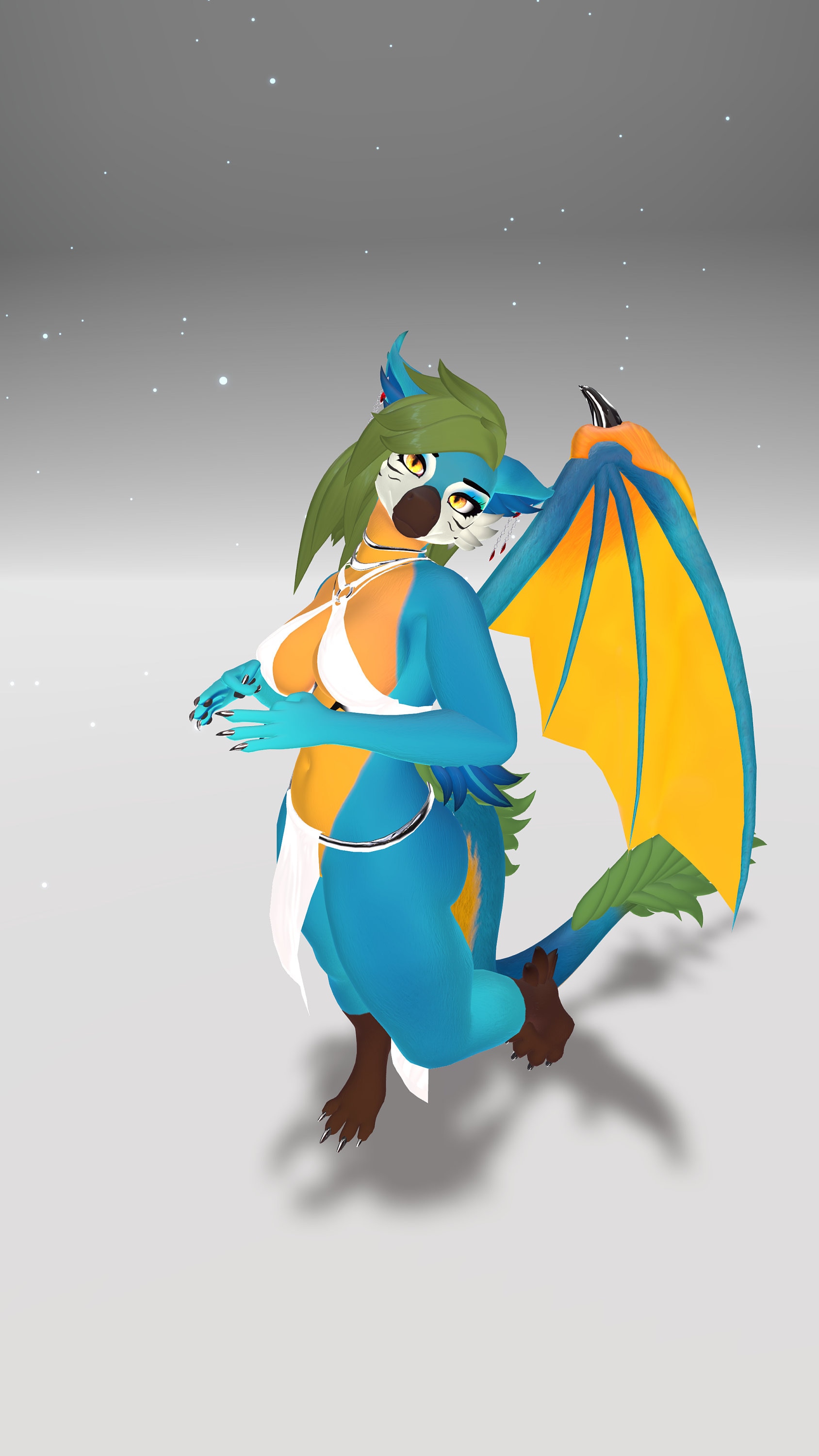 made a furry roblox avatar for my sona! : r/furry