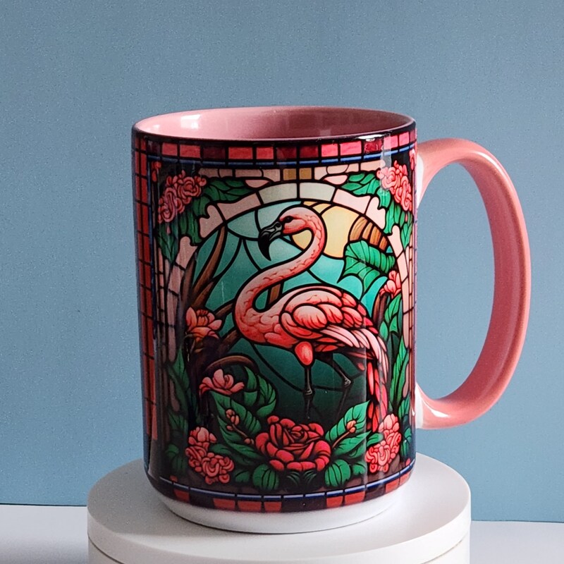 Patience Brewster Mug Flamingo Ceramic main image 1