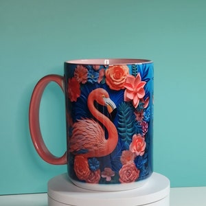 3D Flamingo Pink Mug