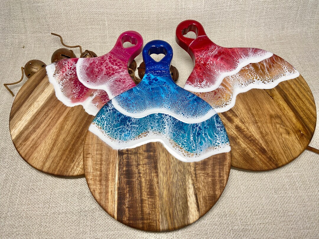 Resin Cutting Board Resin Cheese Board Resin Serving Board Etsy