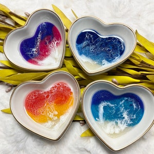 Ocean Ring Dish | Heart Ring Dish |  Engagement Ring Dish