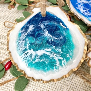 Shell Ornament | Tropical Ornament | Resin Beach Ornament | Beach Ornament