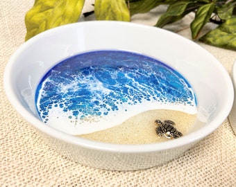 Trinket Tray | Ocean Trinket Dish | Catch All Tray