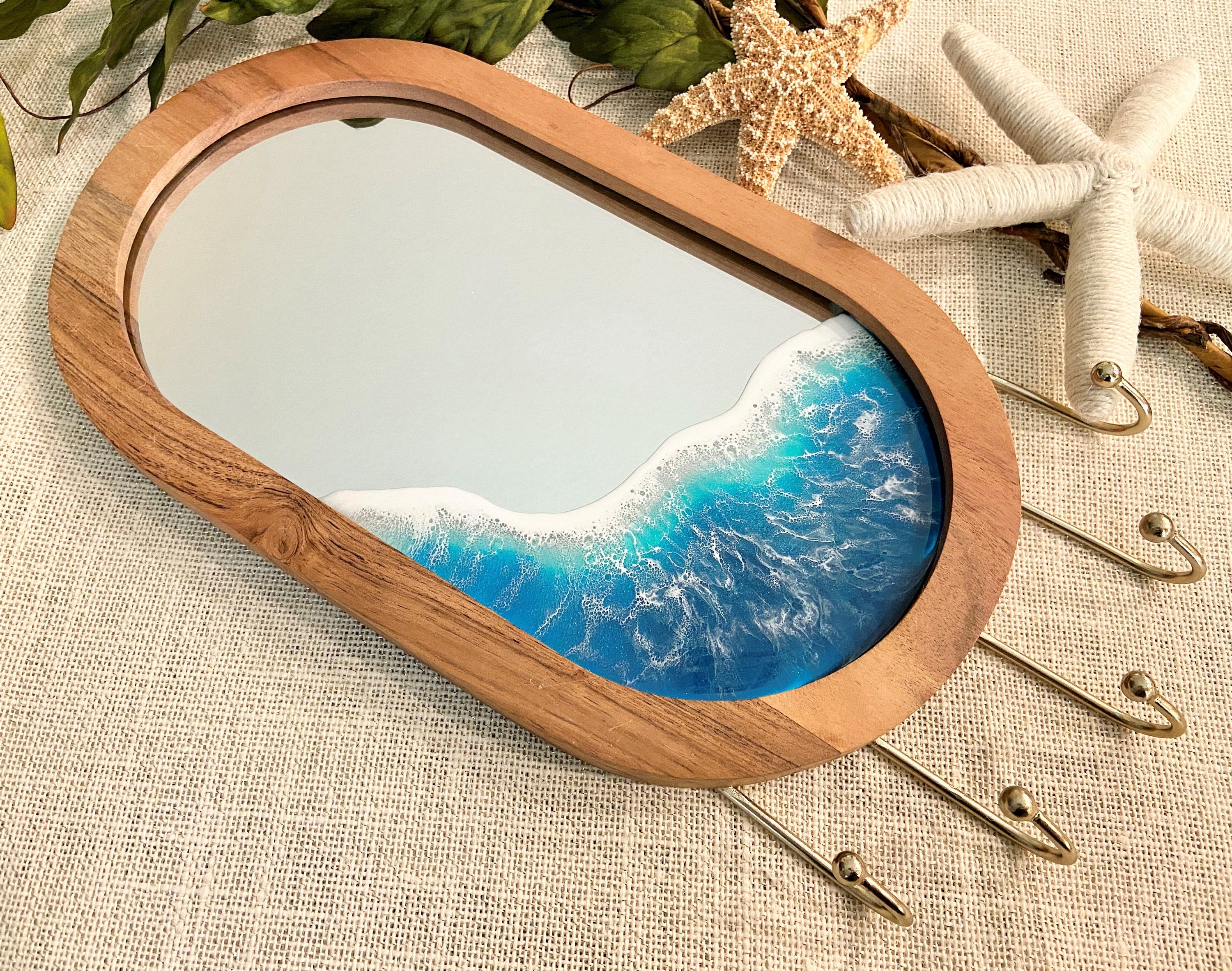 Mudroom mirror with hooks sale