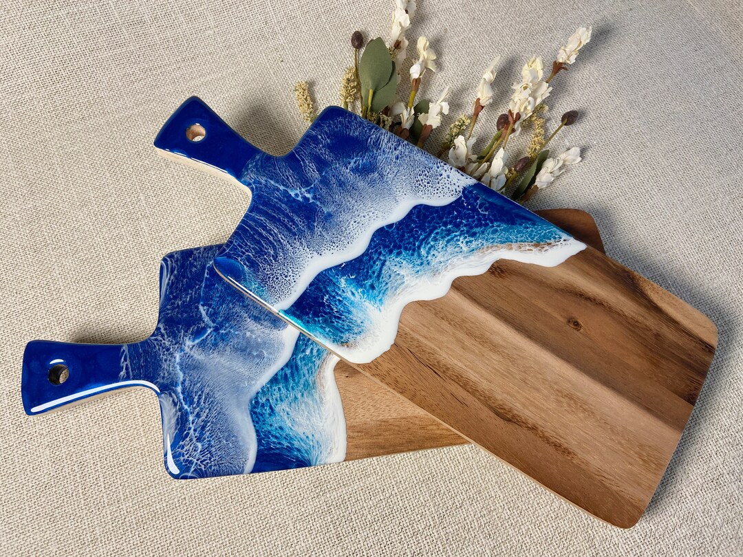 Resin Cutting Board Resin Cheese Board Resin Serving Board Etsy