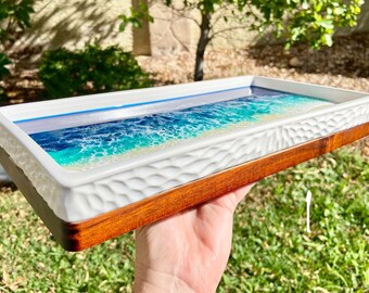 Decorative Ocean Tray: Coastal Key Wallet Valet