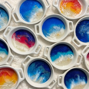 Ocean Ring Dish | Ring Dish with Handles | Engagement Ring Dish