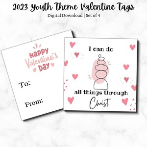 2023 Youth Theme Valentine Printable