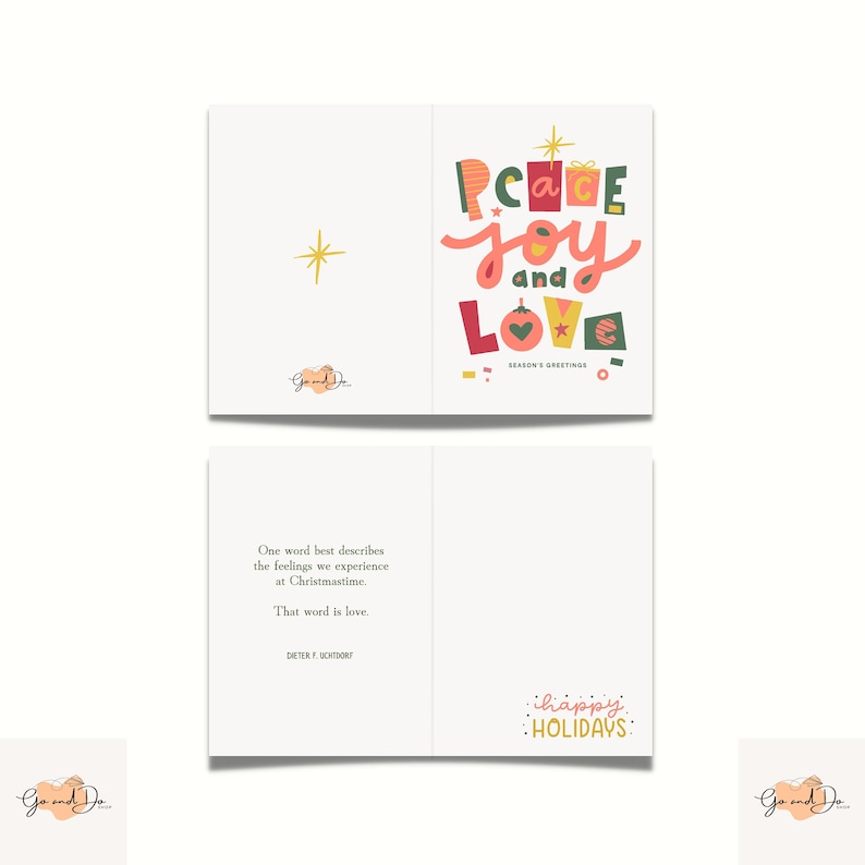LDS Christmas Greeting Cards | Christmas Holiday Cards Set | LDS Church Quotes | LDS Cards | Lds ...