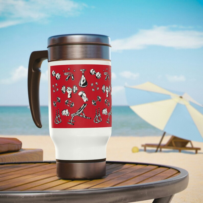 Creative Gifts International - Stainless Steel Travel Mug with Handle main image 1