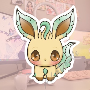 Chibi Leafeon Sticker