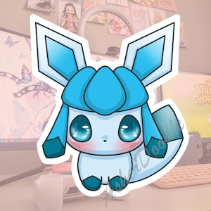 Chibi Glaceon Sticker