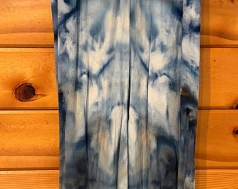 Kleine broek van ijsgeverfd rayon