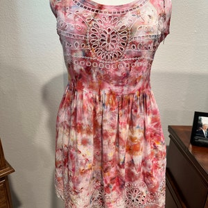 Size small ice dyed summer dress