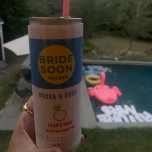 custom hard seltzer label