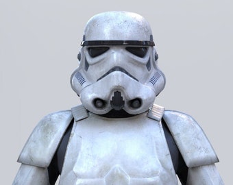 Stormtrooper Accurate Imperial Helmet STL Files 3D Model STL