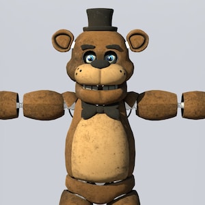 Freddy 1 Furry Wearable  Helmet Mask Head Custom  Freddy Furry STL Files 3D Model STL