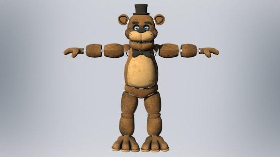 Withered Freddy FNaF VR HW - Download Free 3D model by Captian