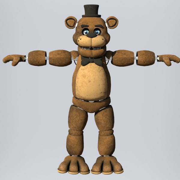 Freddy 1 Furry Wearable Armor and Helmet Mask Custom Full Body Freddy Furry STL Files 3D Model STL