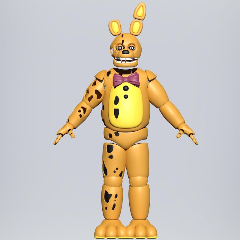 Spring Bonnie Figure - Etsy