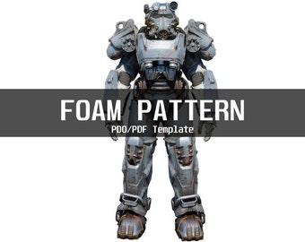 Fallout 4 T-60 パワーアーマーとヘルメットのテンプレート EVA