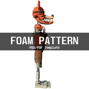 Foxy 1 Furry Wearable Armor and Helmet Mask Template for EVA Foam (PDO ...