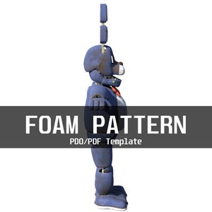 Bonnie 1 Furry Wearable Armor and Helmet Mask Template for EVA Foam ...