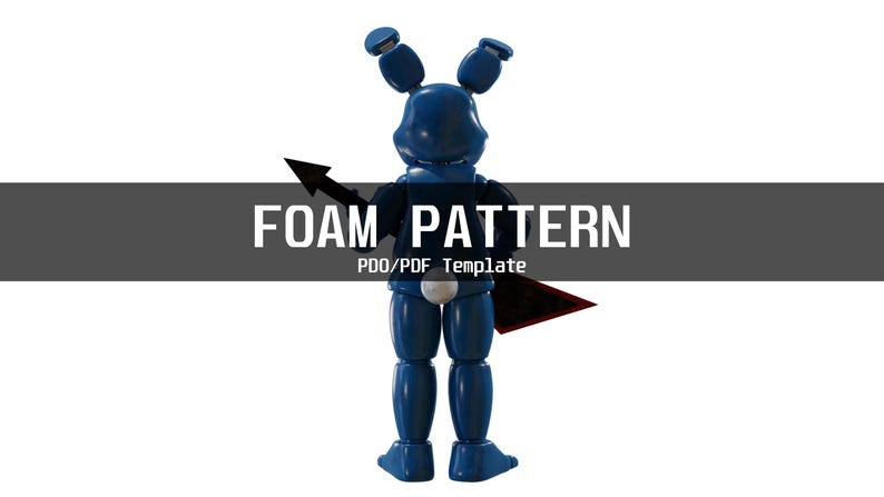 Toy Bonnie Fnaf 2 Movie Furry Wearable Armor and Helmet Mask Template ...