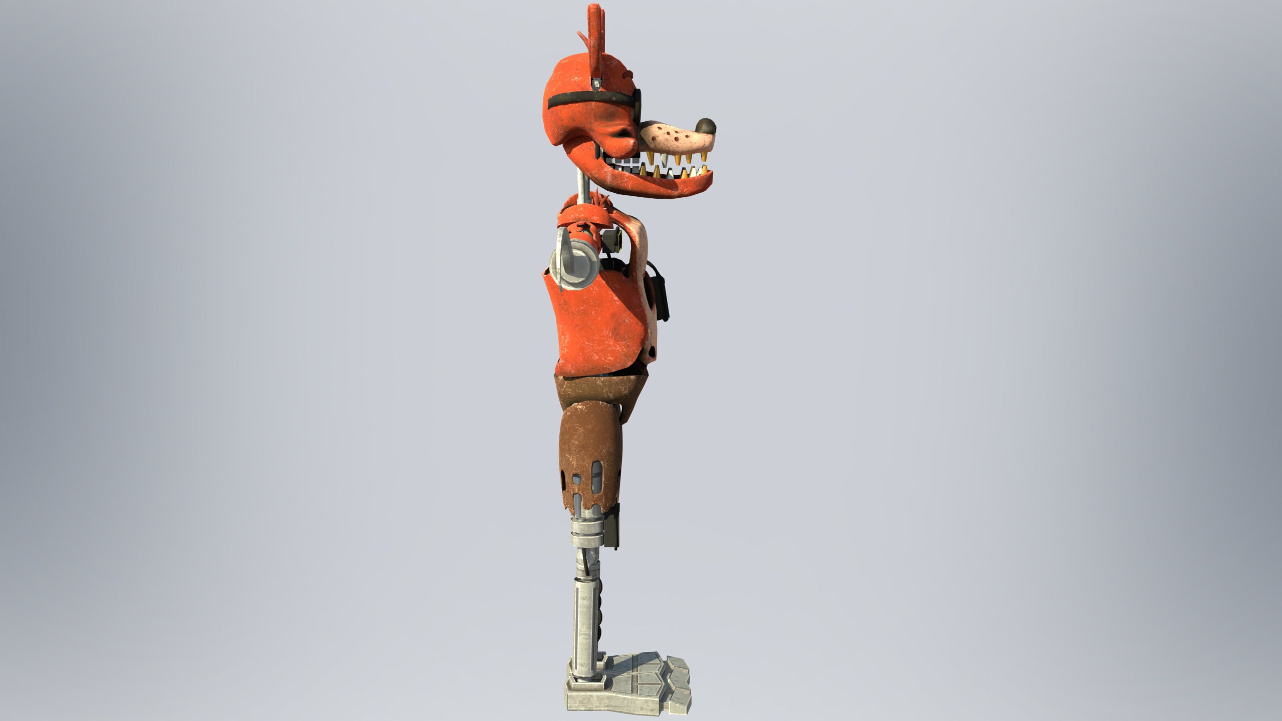 Foxy 1 Furry Wearable Armor and Helmet Mask Custom Full Body Foxy Furry ...