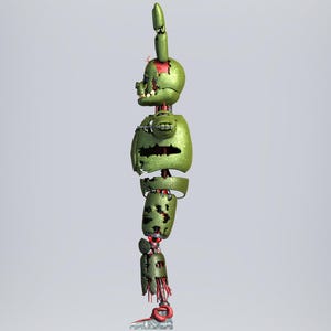 FNAF Springtrap Full Body Wearable Armor and Head Fnaf Springtrap Furry ...