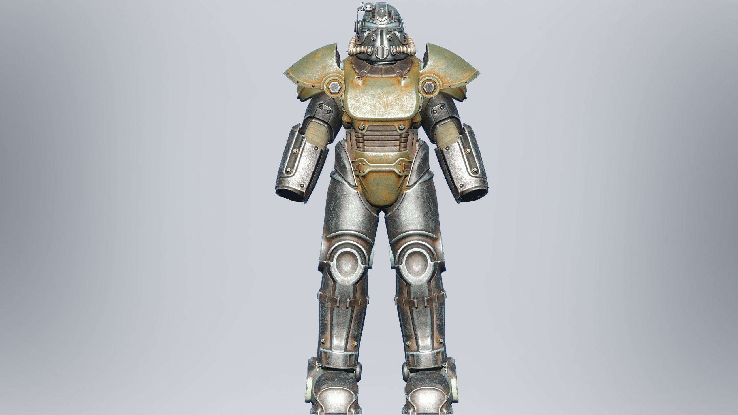 Fallout T-51B パワーアーマー 全身着用型アーマーとヘルメットと