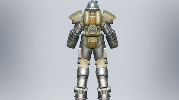 Fallout T-51B パワーアーマー 全身着用型アーマーとヘルメットと
