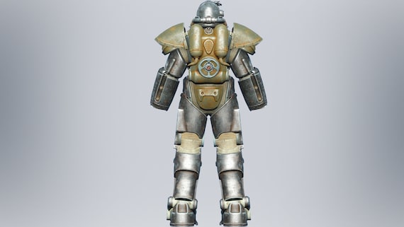 Fallout T-51B パワーアーマー 全身着用型アーマーとヘルメットと