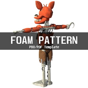 Foxy 1 Furry Wearable Armor and Helmet Mask Template for EVA Foam (PDO ...
