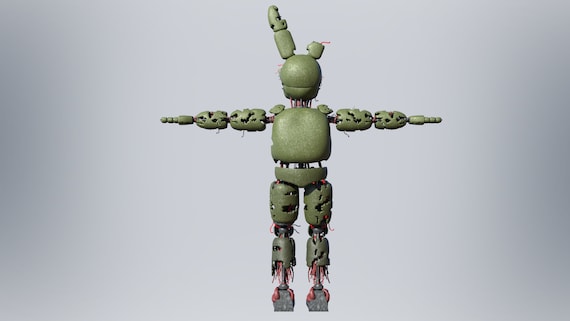 FNAF スプリングトラップ 3Dプリントアーマーとヘッド Fnaf