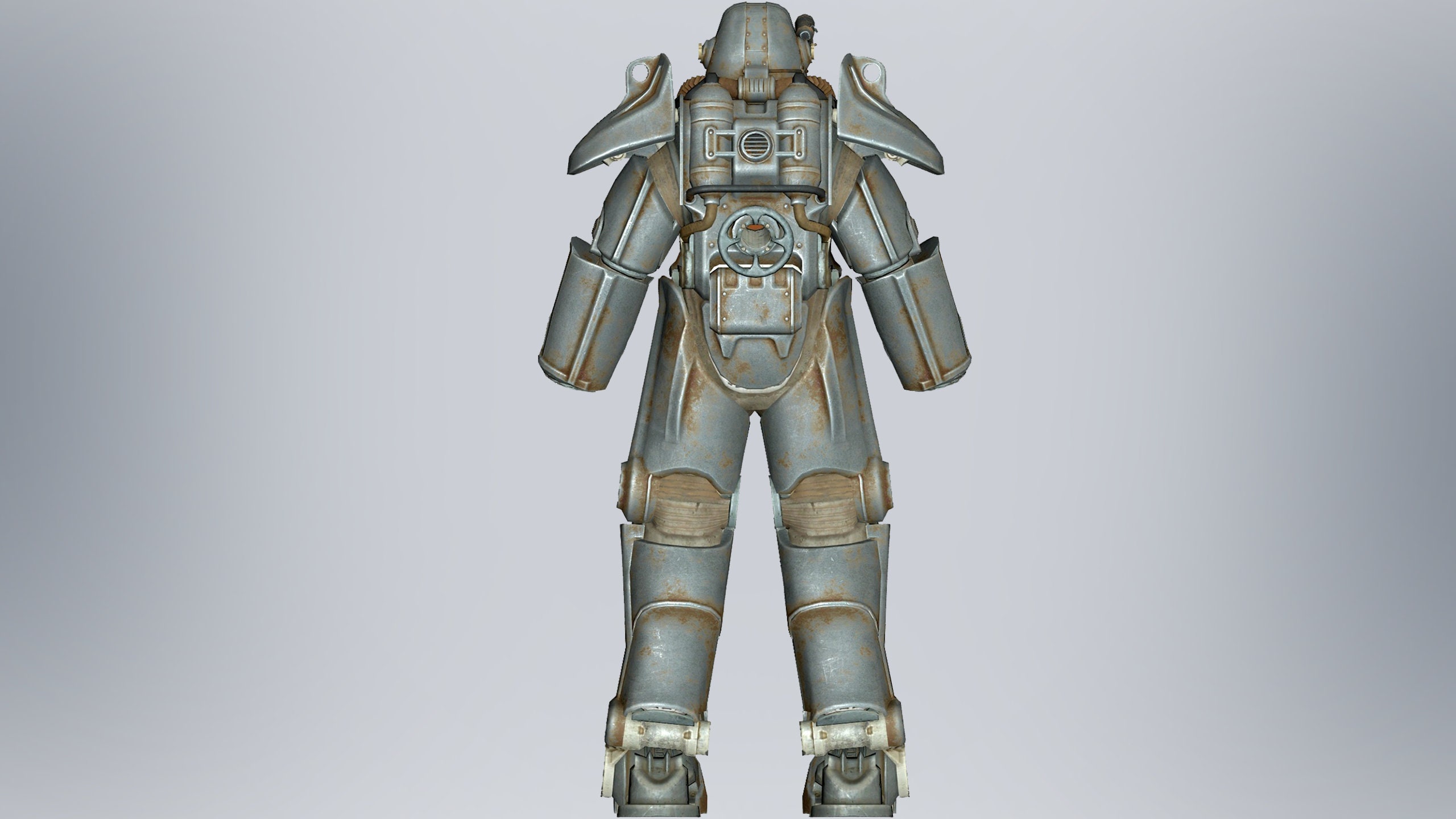 Fallout 4 T-45 パワーアーマー 全身着用型アーマーとヘルメット 3D 