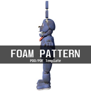 Bonnie 1 Furry Wearable Armor and Helmet Mask Template for EVA Foam ...