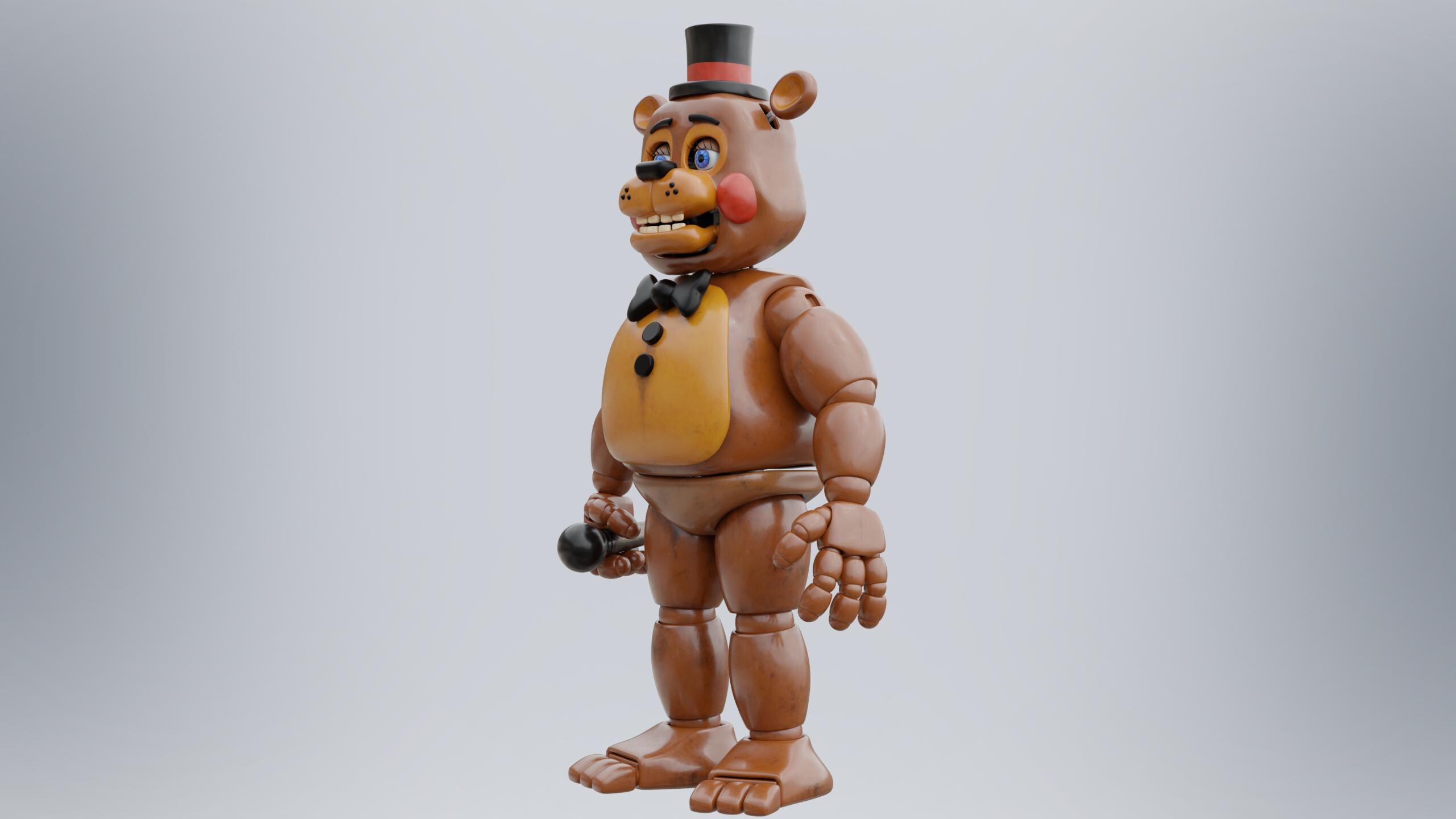 Toy Freddy Fnaf 2 Movie Furry Wearable Helmet Mask Custom Freddy Furry ...