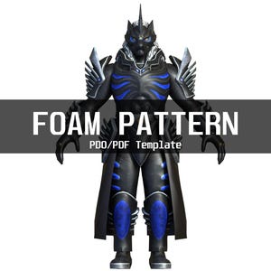 Zen Aku Armor and Helmet and Sword for EVA foam (PDO/Pdf) Custom Full Body Powr Rangr Foam Template Eva Foam Files