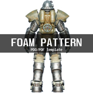 Fallout T-51B Power Armor and Helmet Template for EVA Foam (pdo/pdf ...